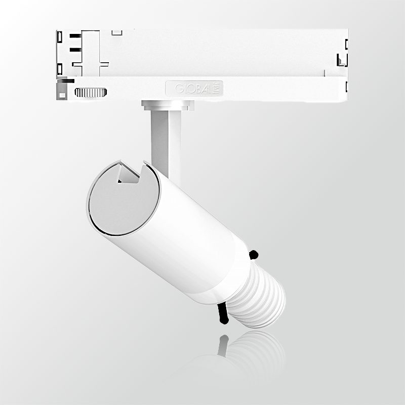 Economical shapeable LED track light, 12 W, D62
