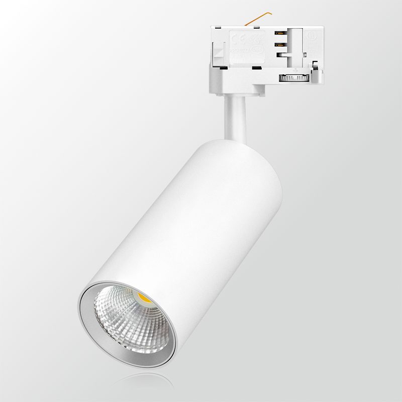 F1M modular LED track light, 25 W, standard reflector version