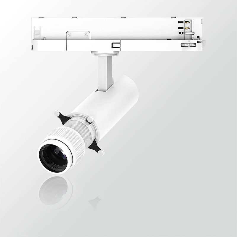 Shapeable LED track light, 10 W, D50, intrack adapter