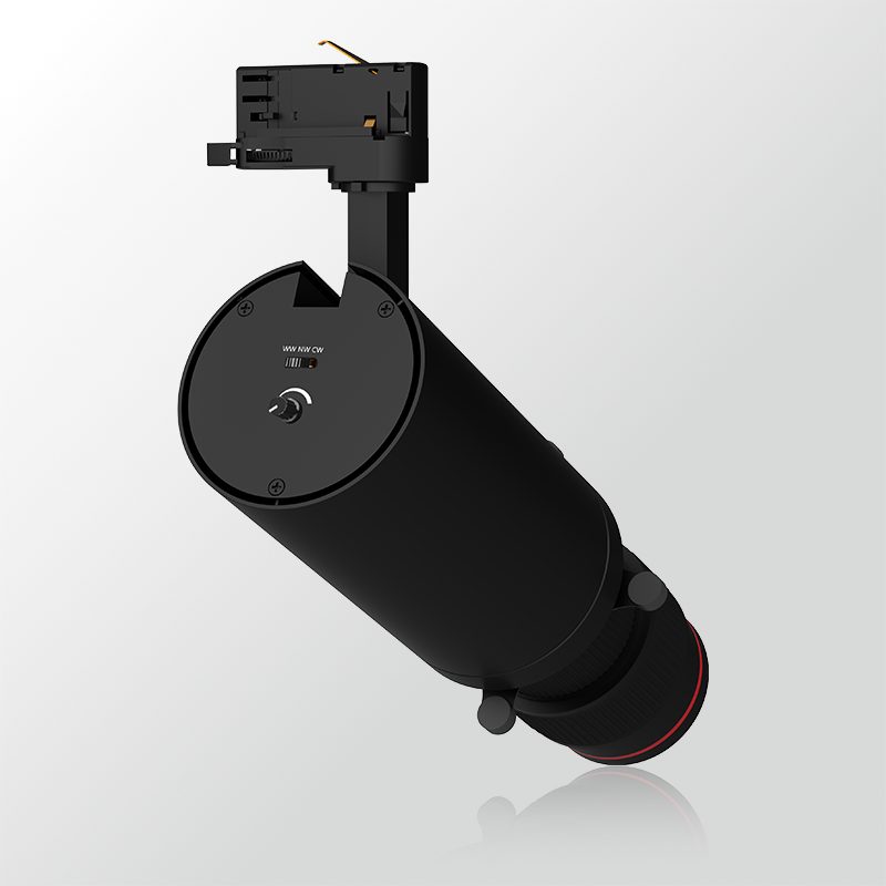 Shapeable LED track light, 20 W, CCT selectable version