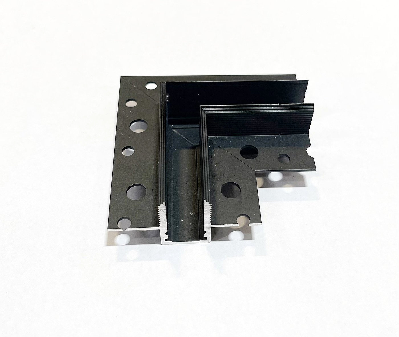 Horizontal Corner — 48V Magnetic Track Lighting track lighting component LX-48V10-CNH