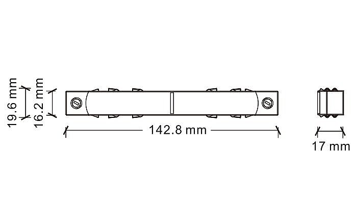 In-Track LED Driver 200W — 48V Magnetic track lighting component LX-48V20-DR2